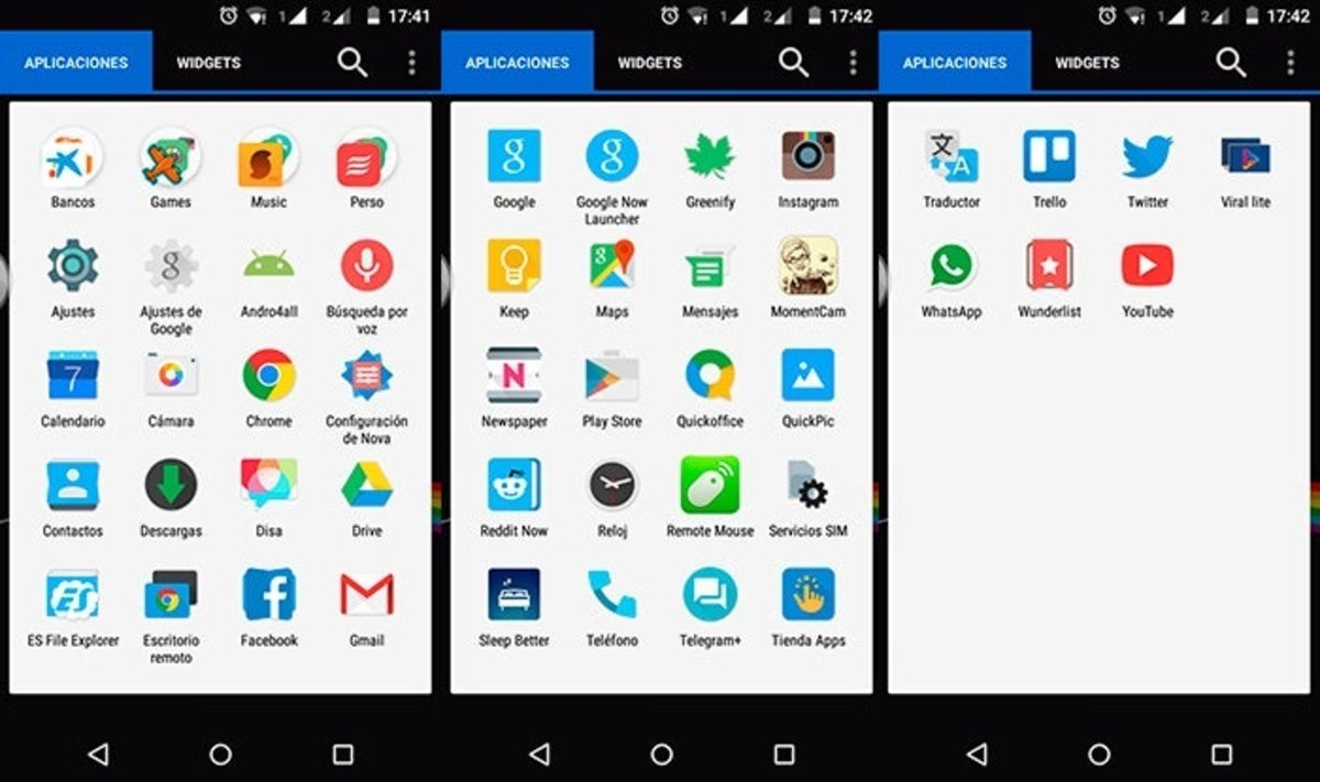Aplicaciones en el Motorola Moto G 2014