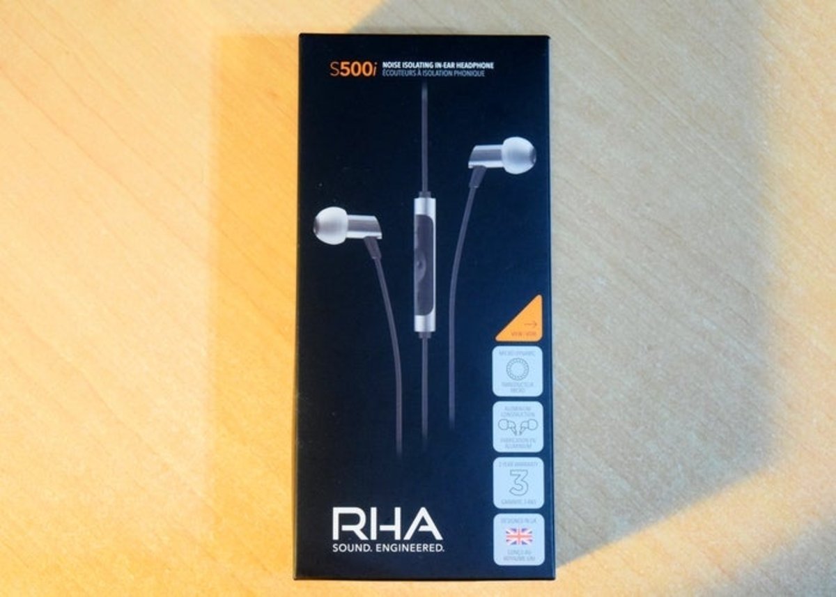 Imagen de los auriculares RHA S500i