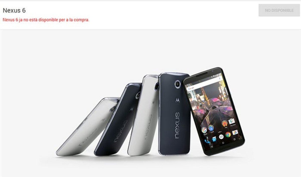 Nexus 6 eliminado Play Store
