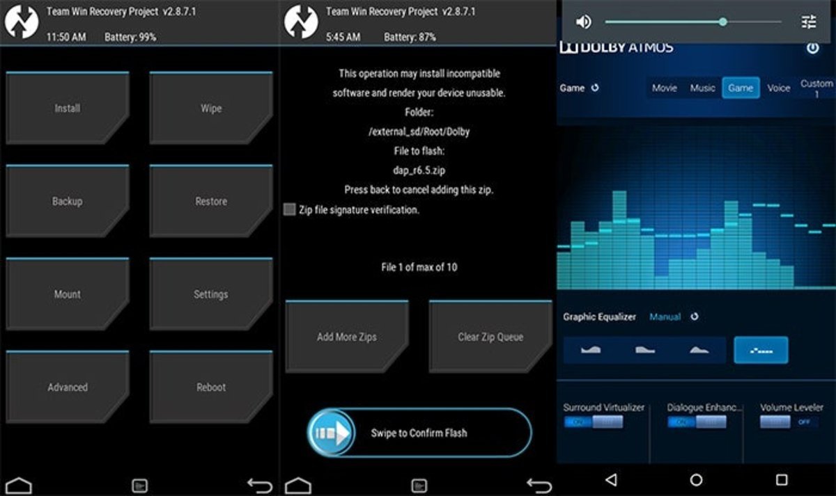 Instalar Dolby Atmos en cualquier Android RECOVERY