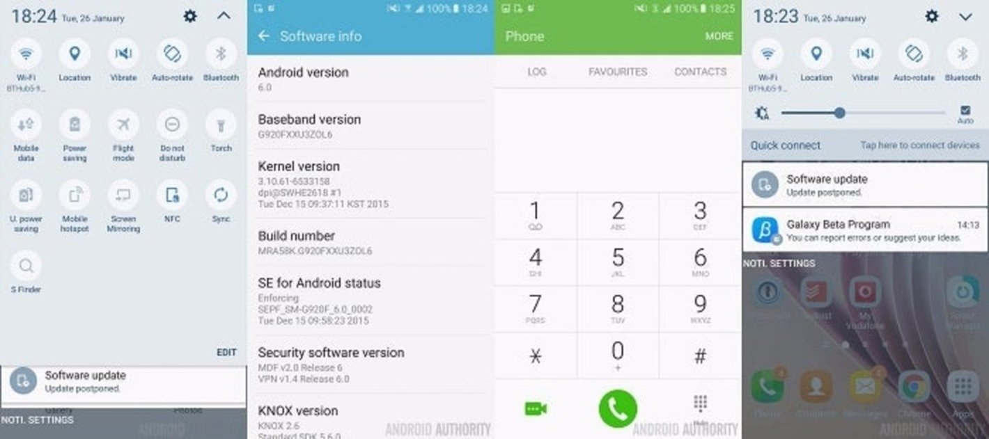 Samsung Galaxy S6 Android 6.0.1