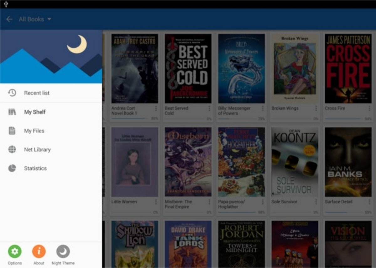 Descubre Moon Reader, el mejor lector de ebooks para tu móvil