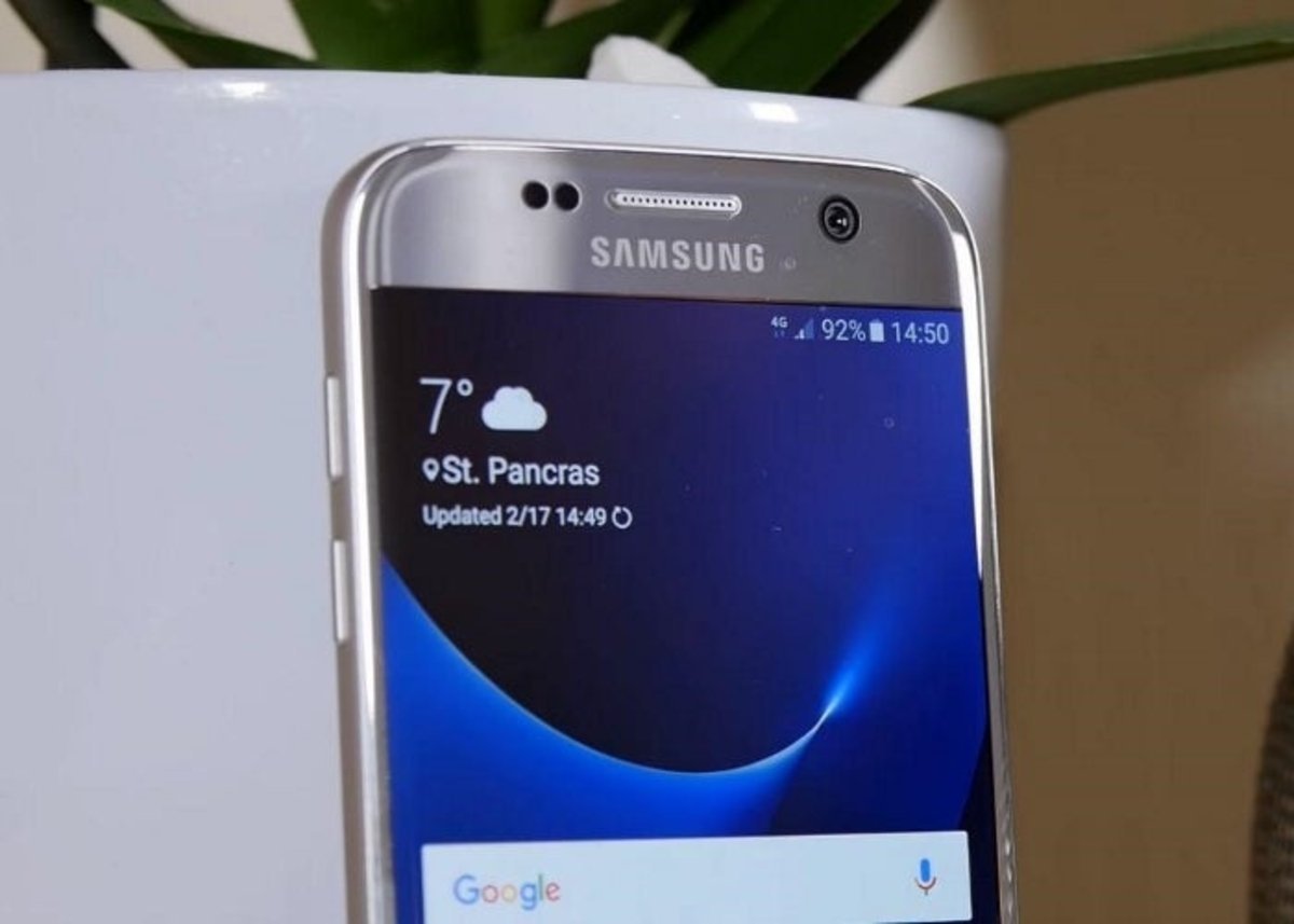 Samsung Galaxy S7 edge primer plano