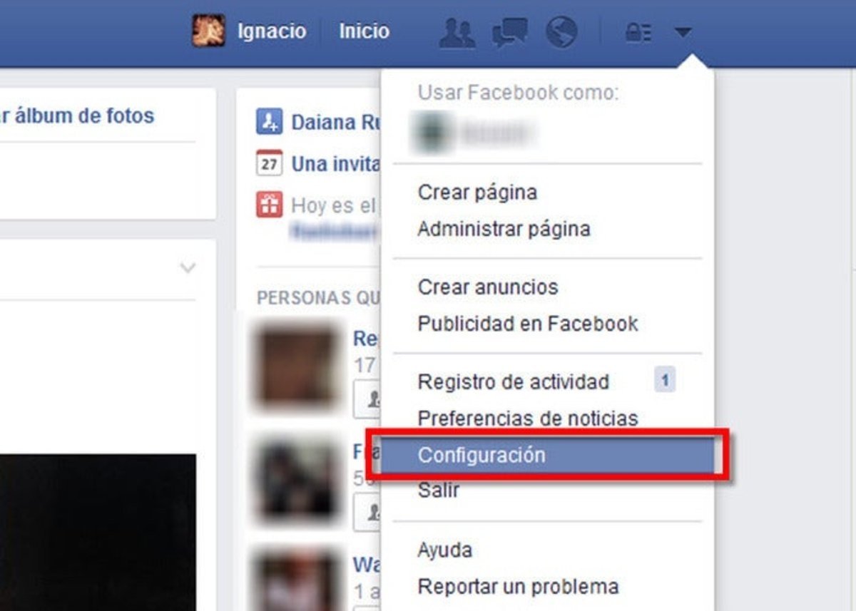 facebook-configuracion