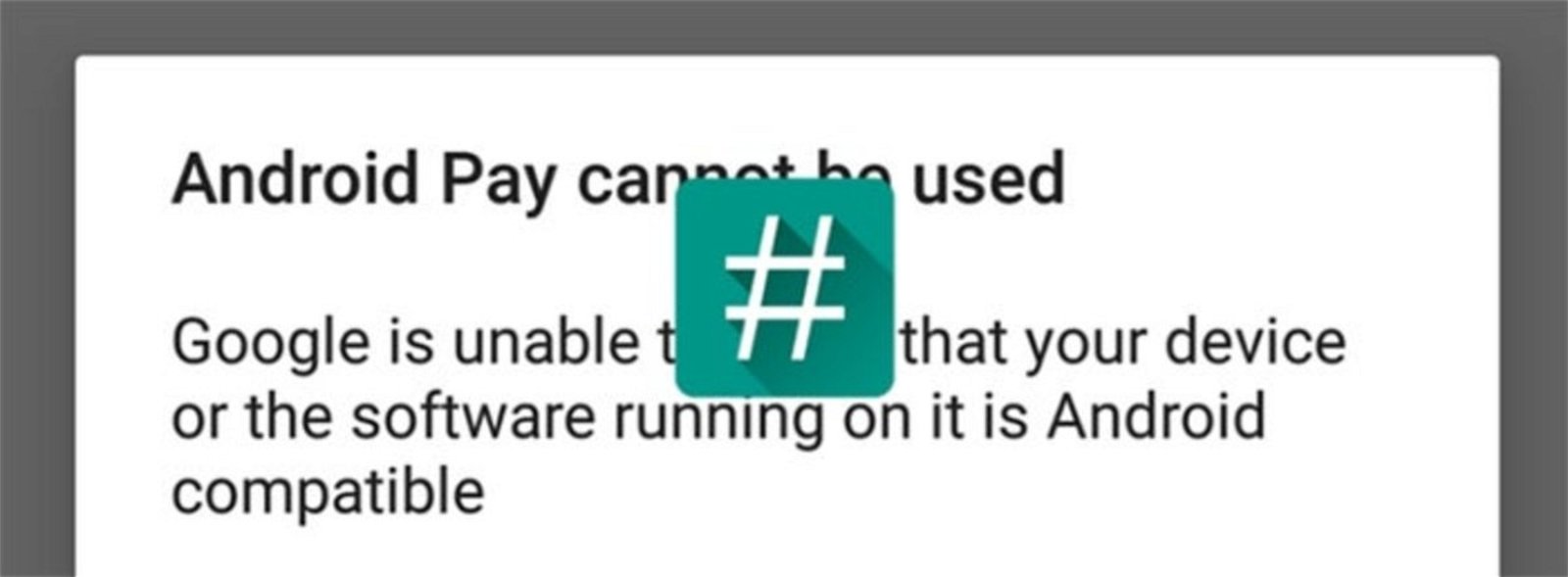 Android Pay no funciona en teléfonos rooteados