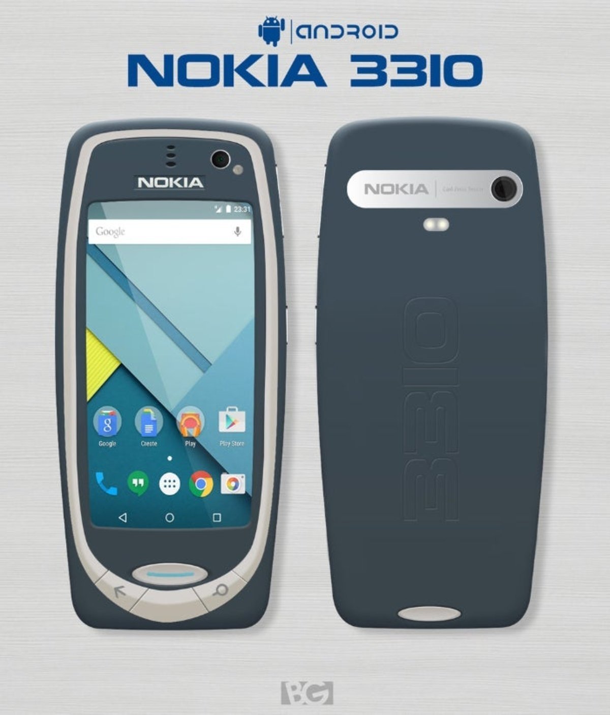 Nokia 3310 Android imagenes concepto