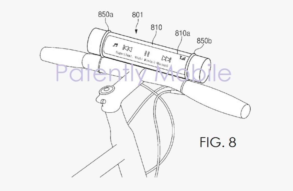 Patente de Samsung en una bici