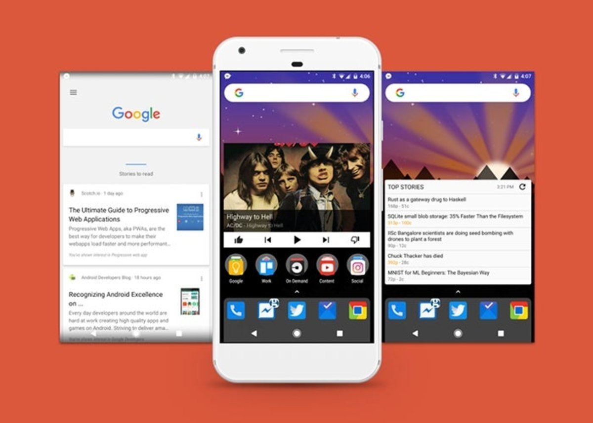 Nova Launcher con soporte para Google Now
