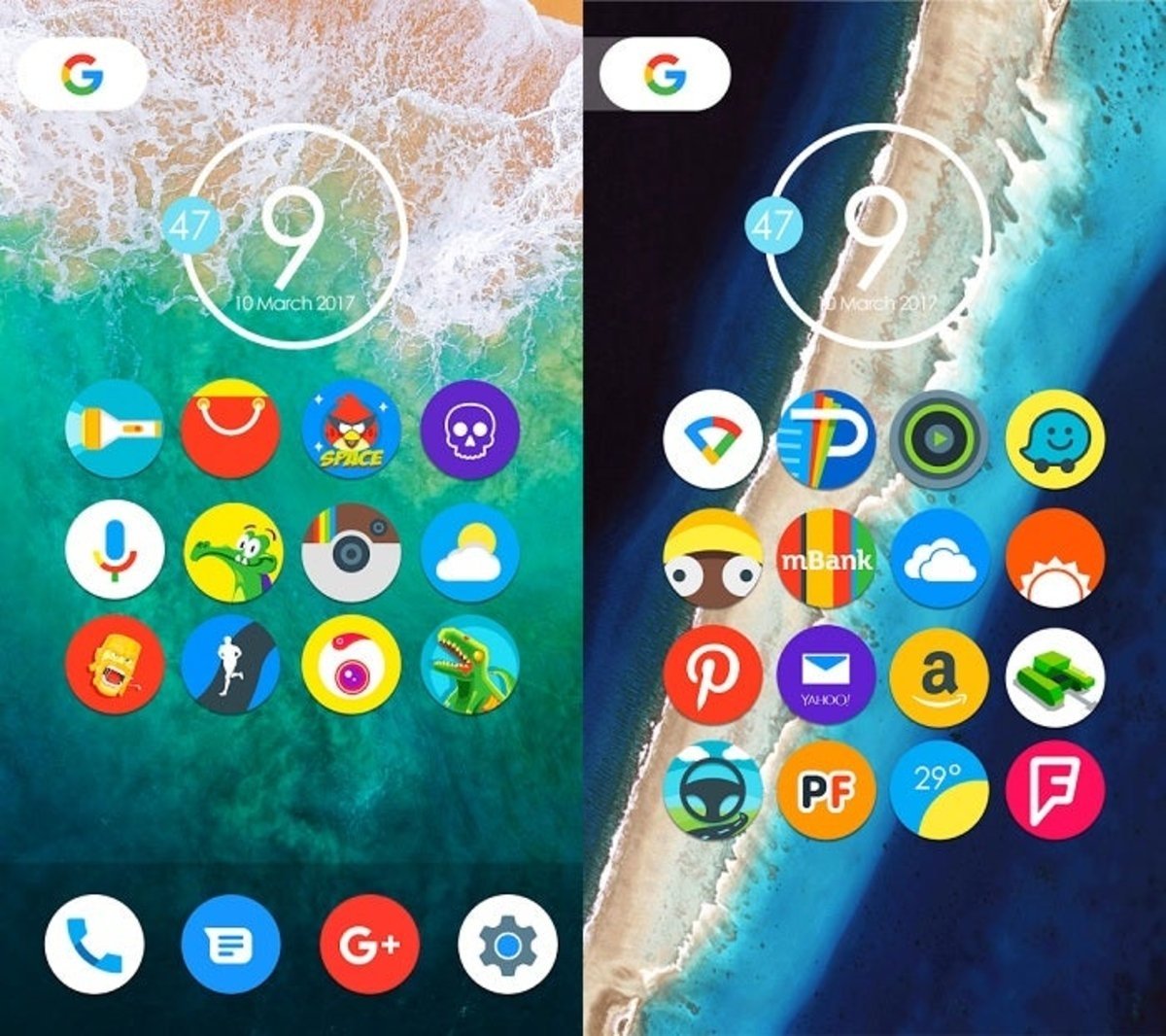 pack iconos android oreo