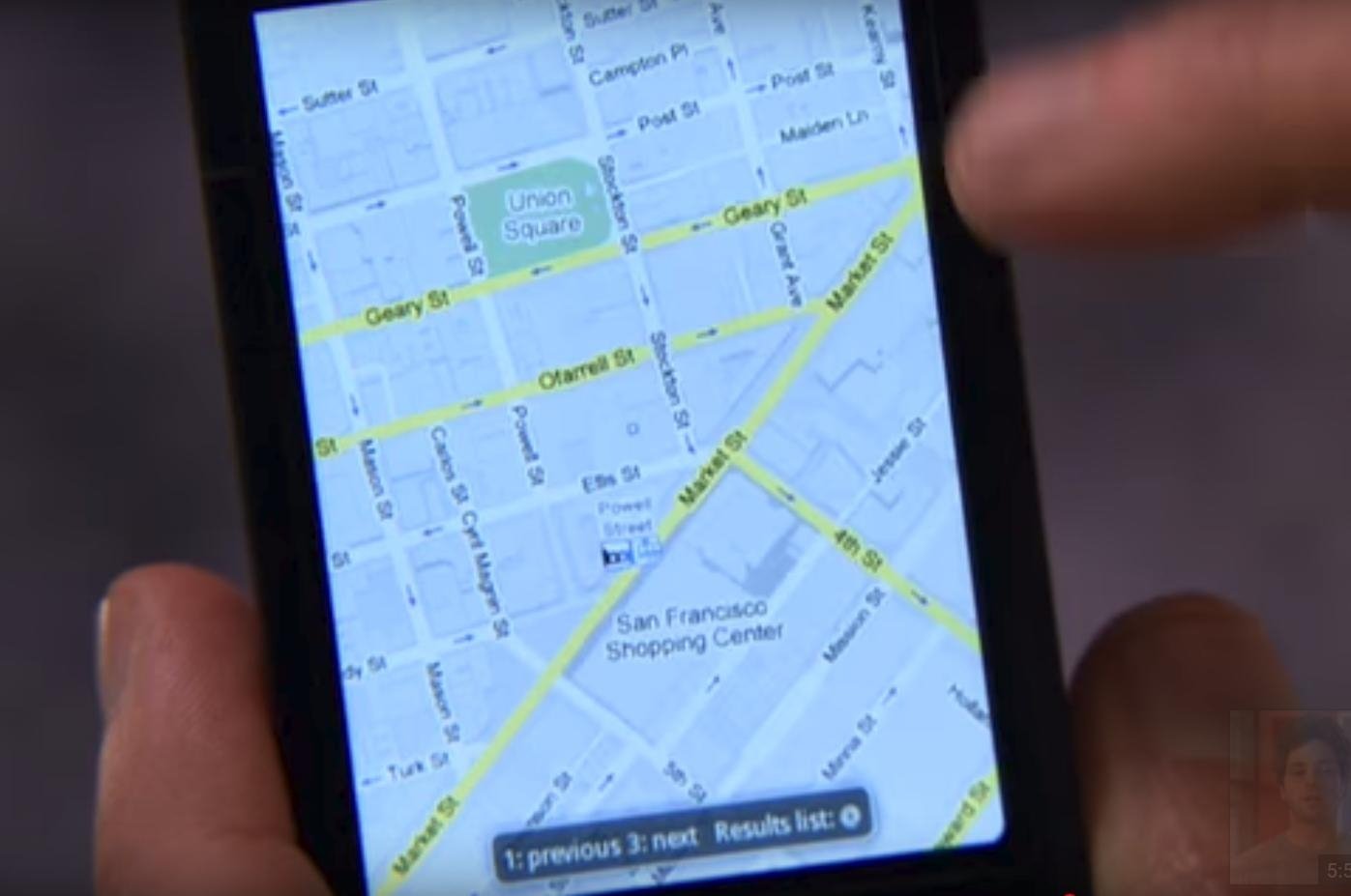 Android video promocional maps