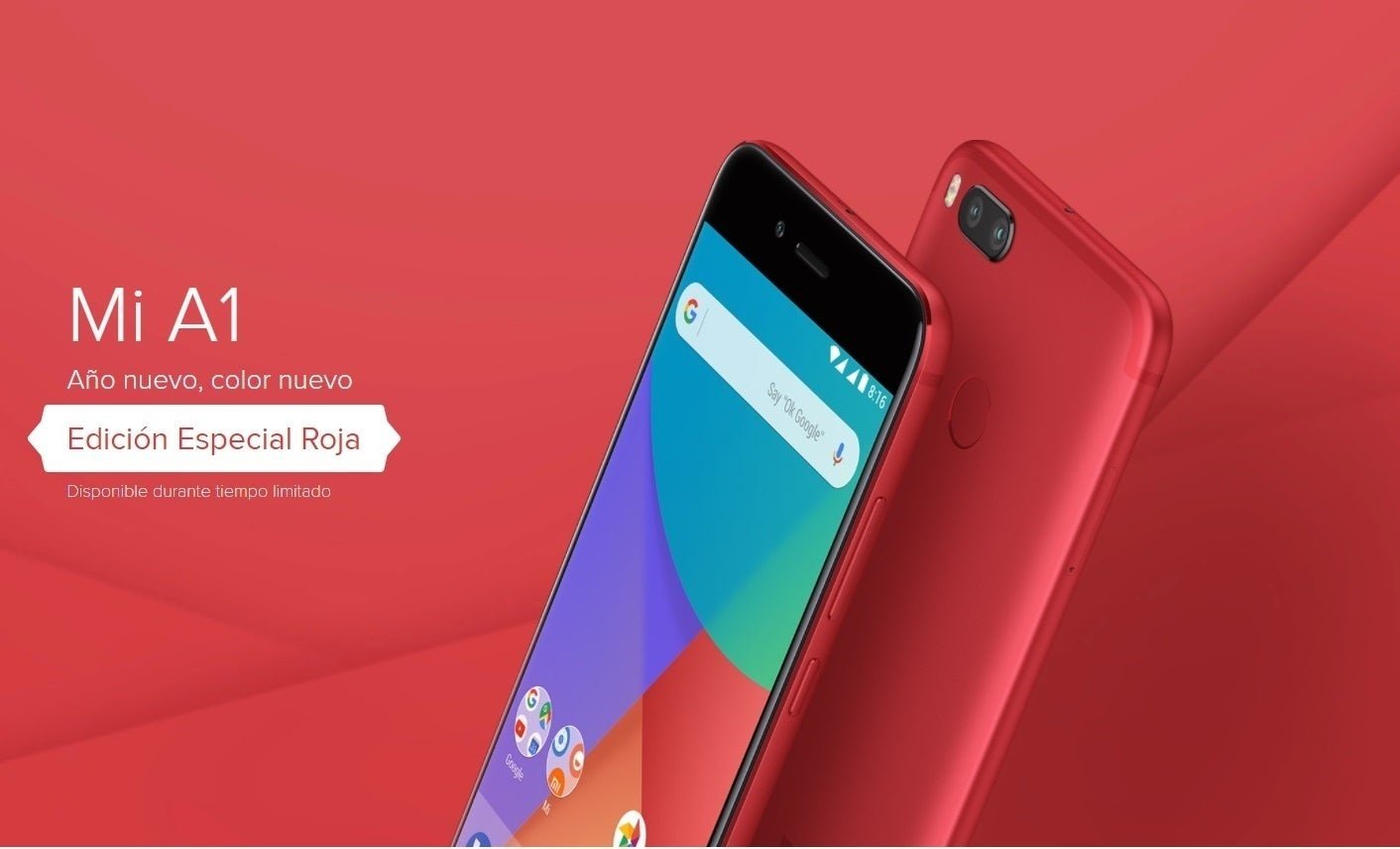 Xiaomi mi a1 rojo españa