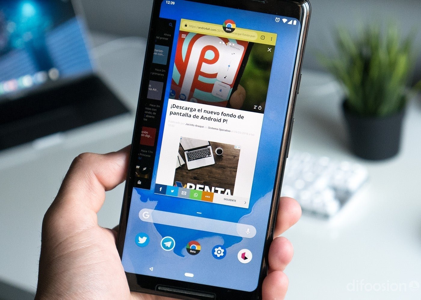 Cómo tener la multitarea horizontal de Android P en tu móvil Samsung