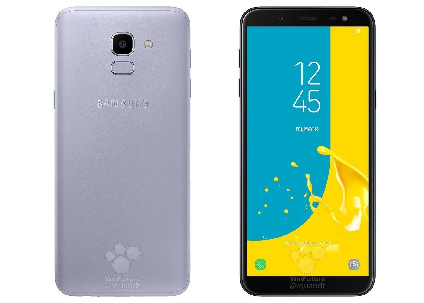 Los primeros renders oficiales del Samsung Galaxy J6 2018 desvelan su diseño al completo