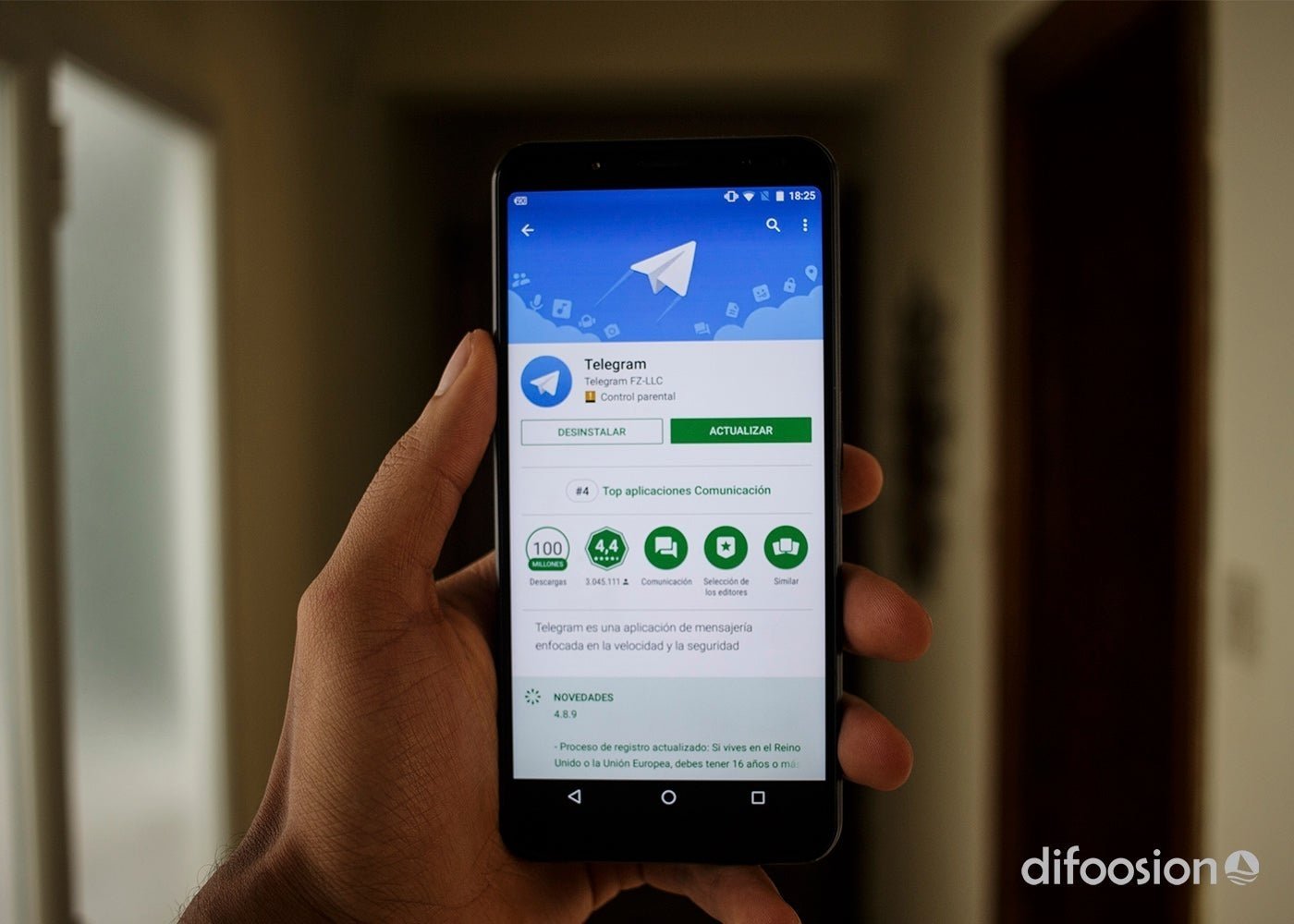 Telegram en Google Play