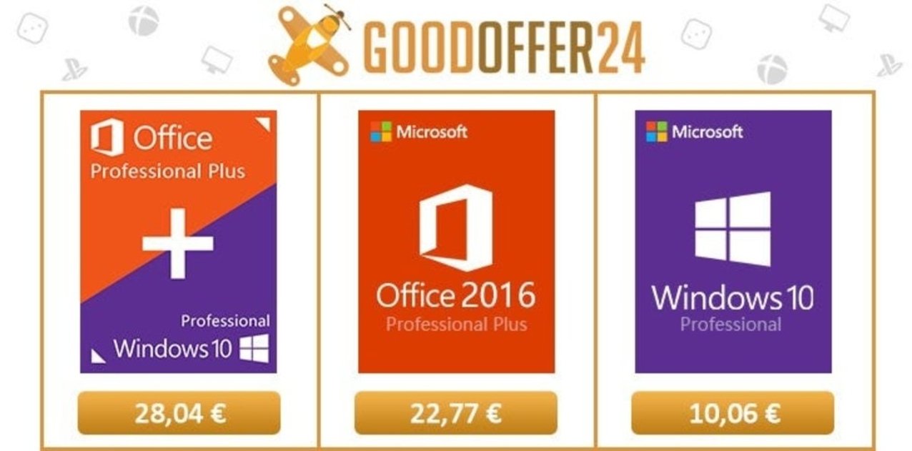 Última oferta para renovar tu software: Windows 10 Pro y Office 2016 Pro por 28 euros