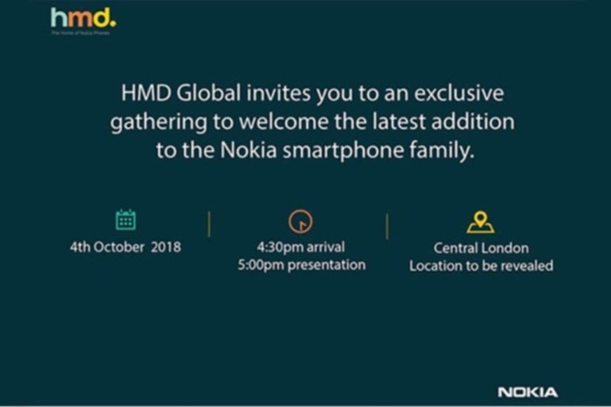 Nokia presentará un misterioso smartphone el 4 de octubre