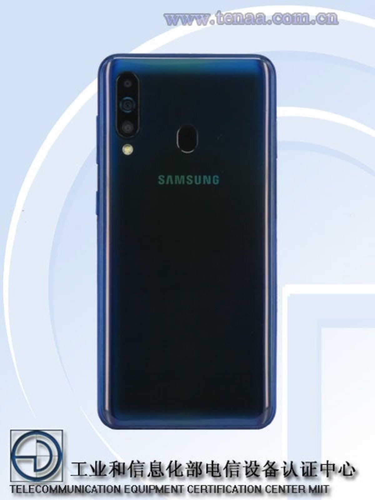 Samsung Galaxy A60 TENAA trasera
