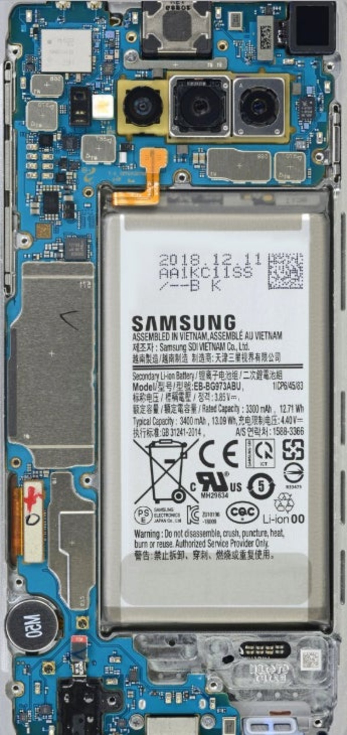 Samsung Galaxy S10 fondos pantalla transparente