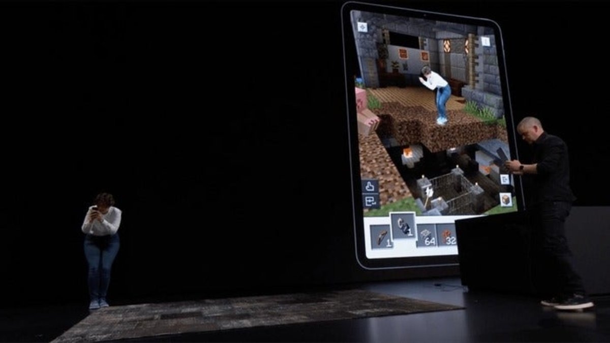 Minecraft Earth en la Apple WWDC