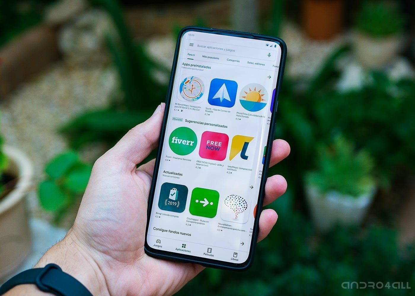 Google Play Store, nuevo diseño de 2019