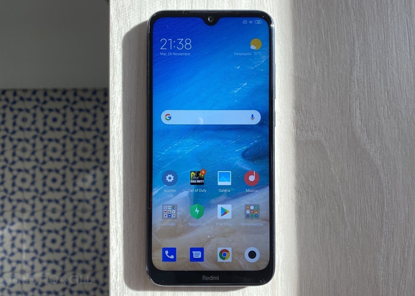 Frontal Redmi Note 8T