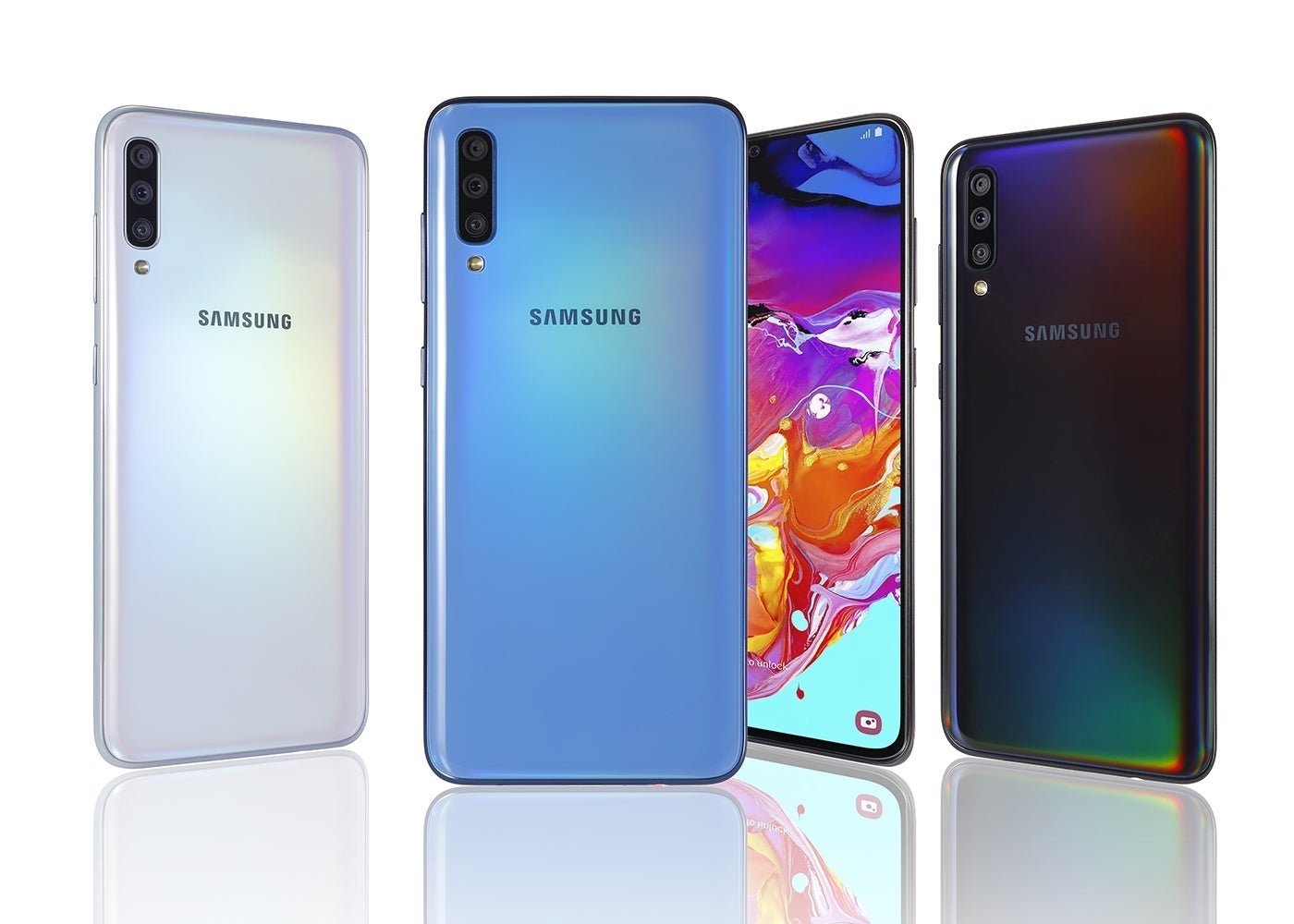 Samsung Galaxy A10, A50 y A30
