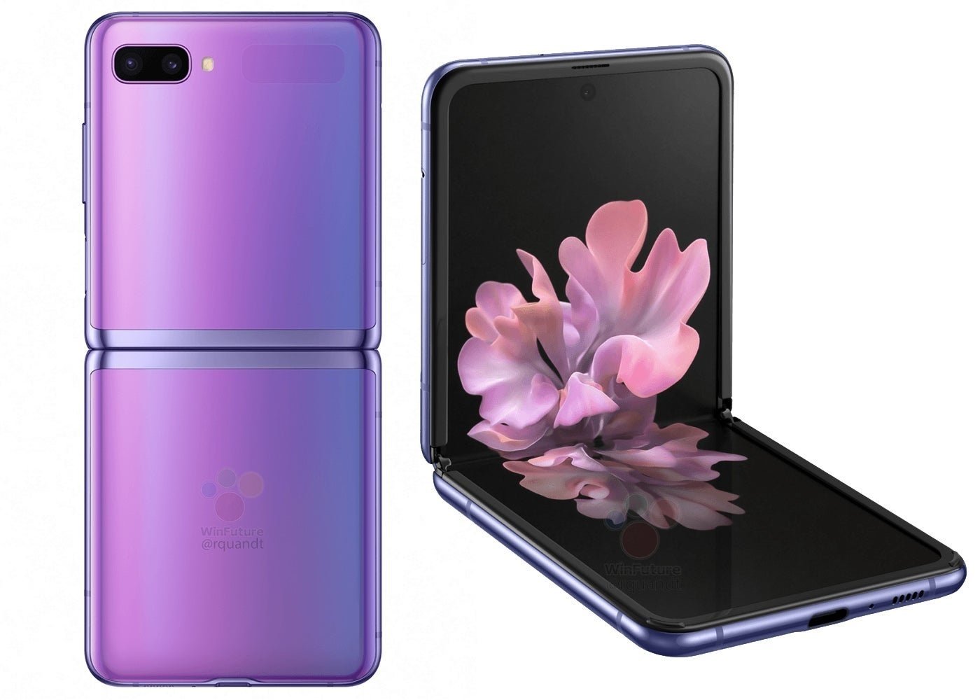 Samsung Galaxy Z Flip violeta
