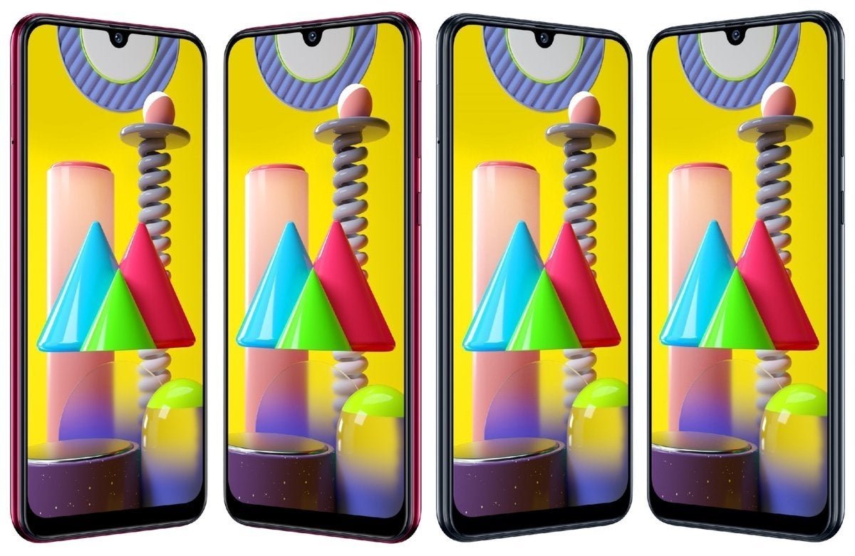 Galaxy A31 en distintos colores