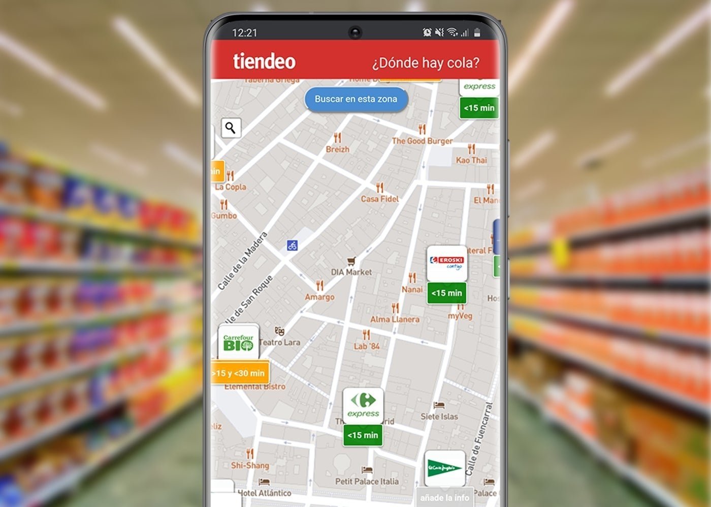 ¿Cuándo hay más gente en el supermercado? Averígualo con esta app y con Google Maps
