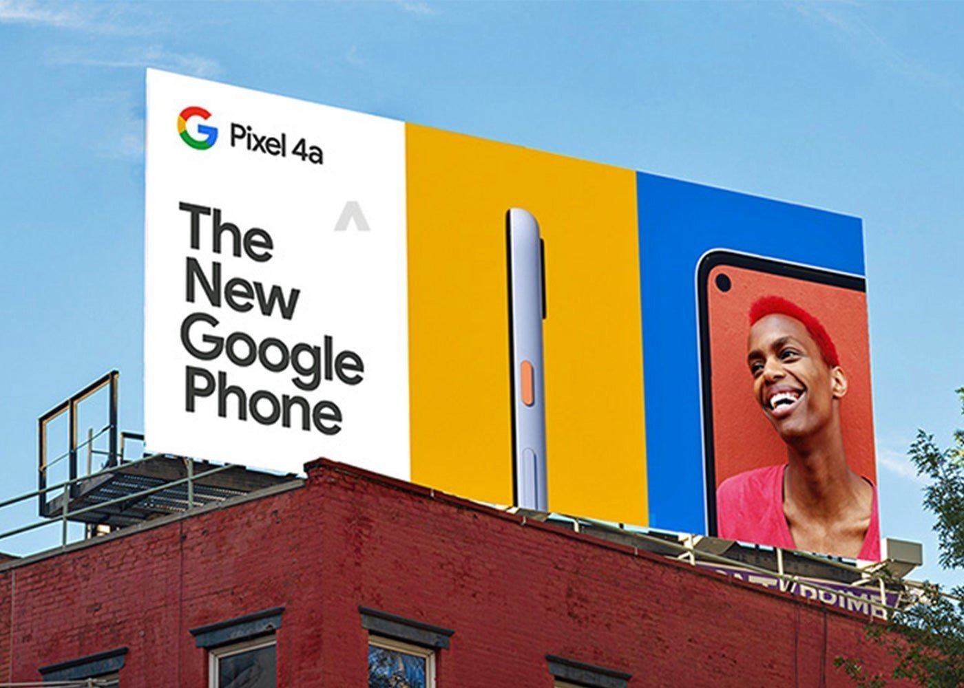 Google Pixel 4a, agujero en pantalla