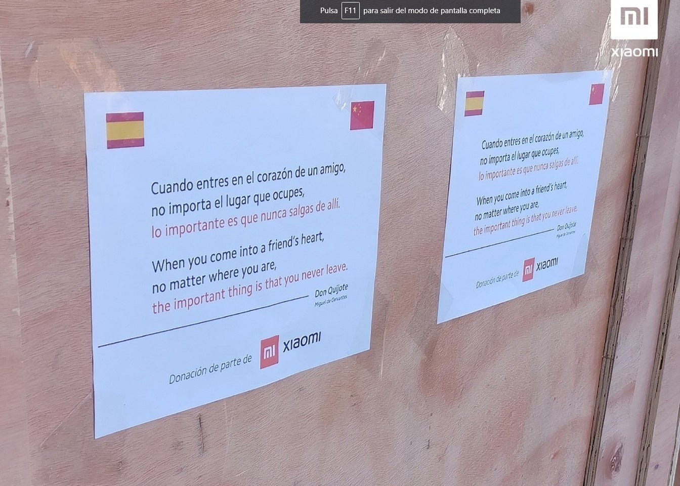 El gesto solidario de Xiaomi: dona mascarillas a España en plena crisis del coronavirus