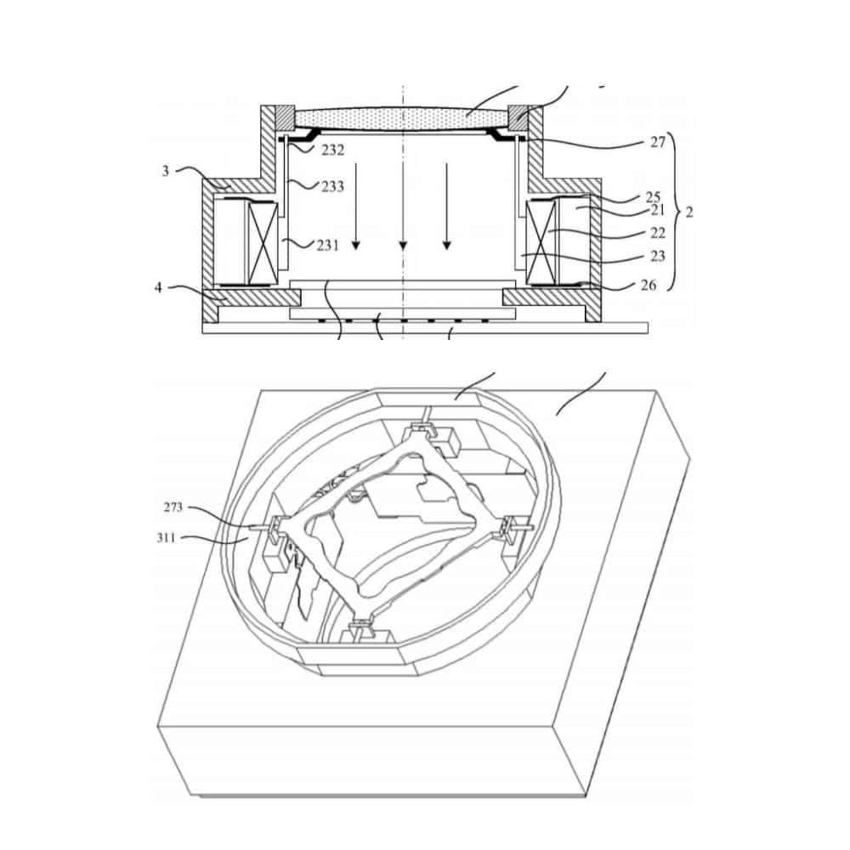 Huawei patenta un sistema de lentes líquidas