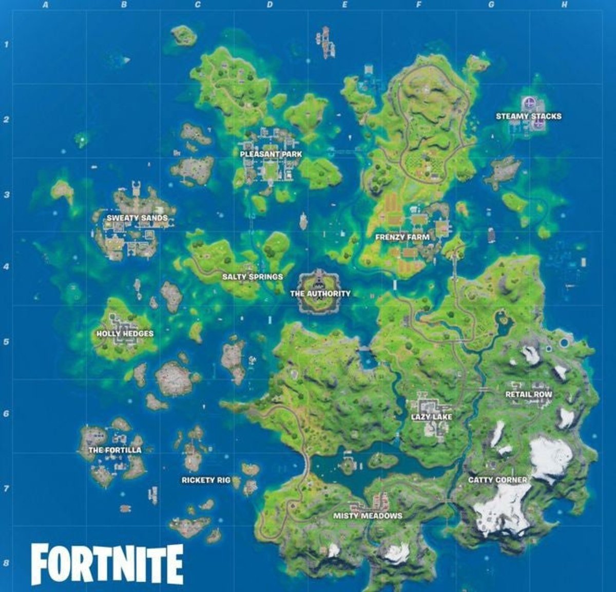 Mapa Fortnite Temporada 3