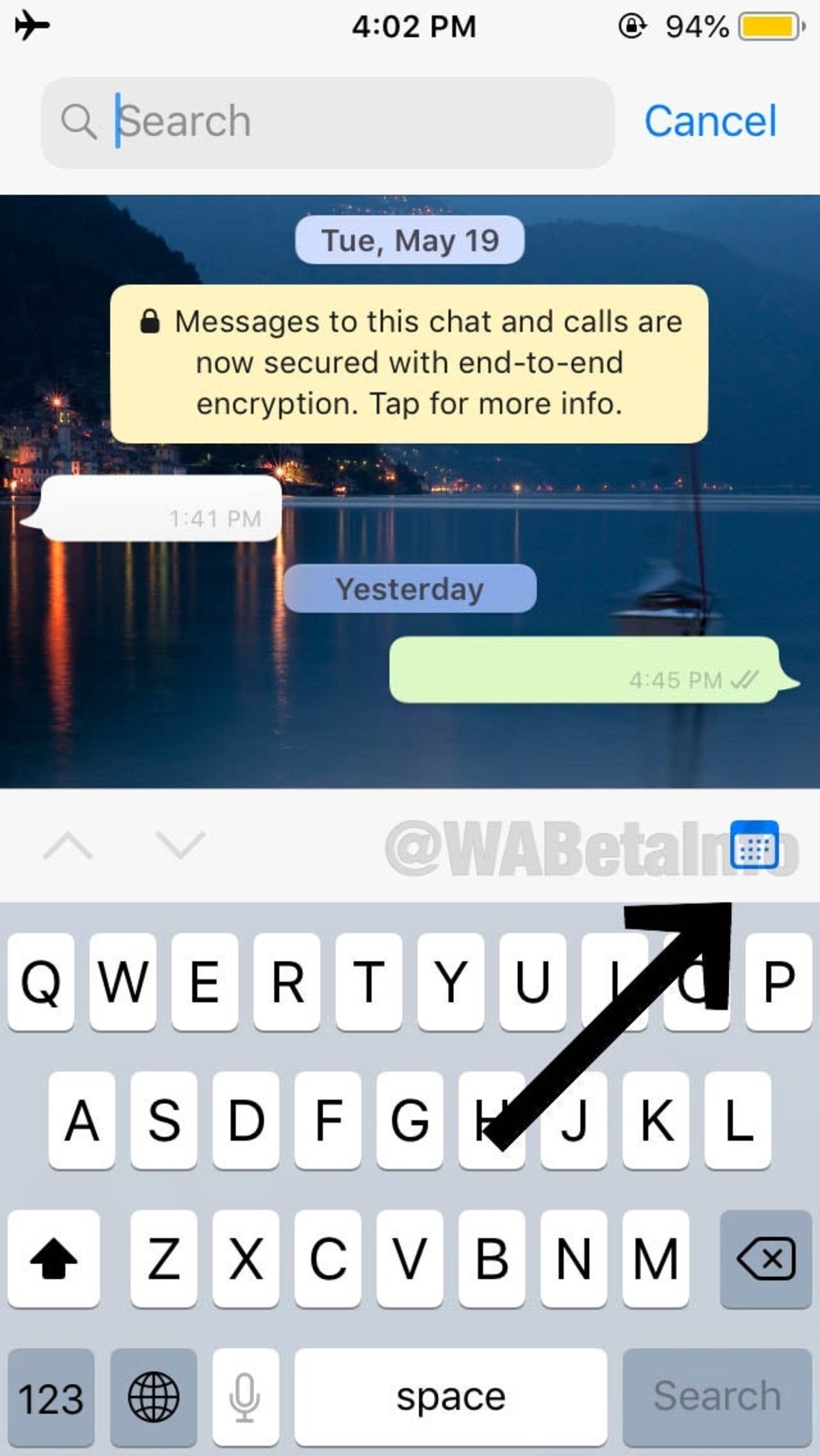 WhatsApp permitirá buscar mensajes por fecha concreta: se acabaron los malentendidos