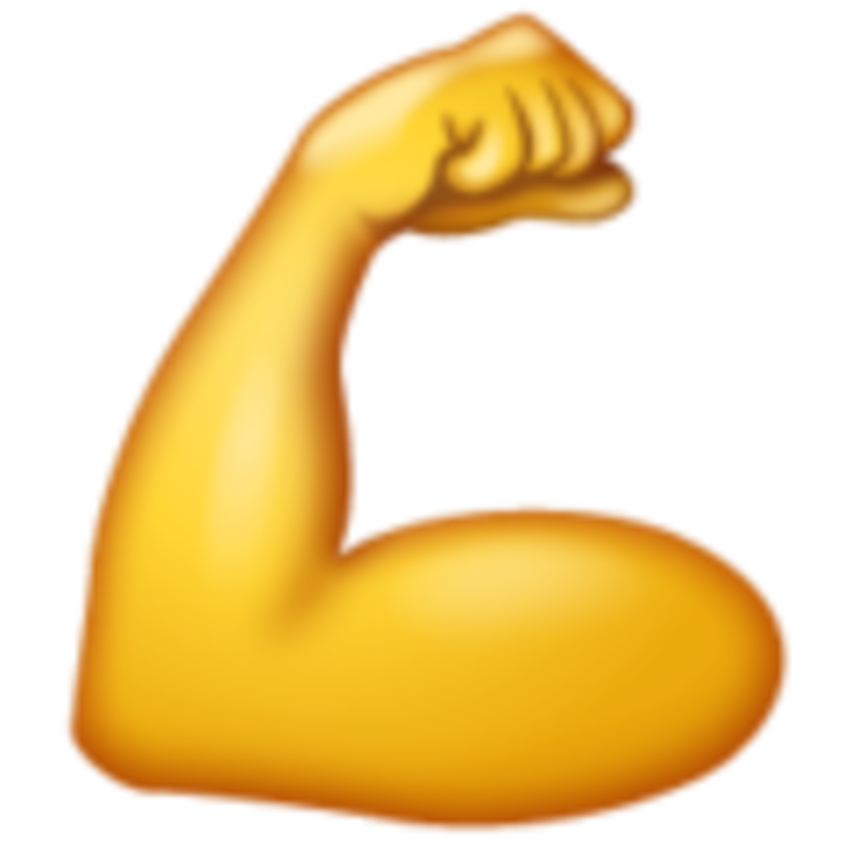 Emoji de biceps en WhatsApp