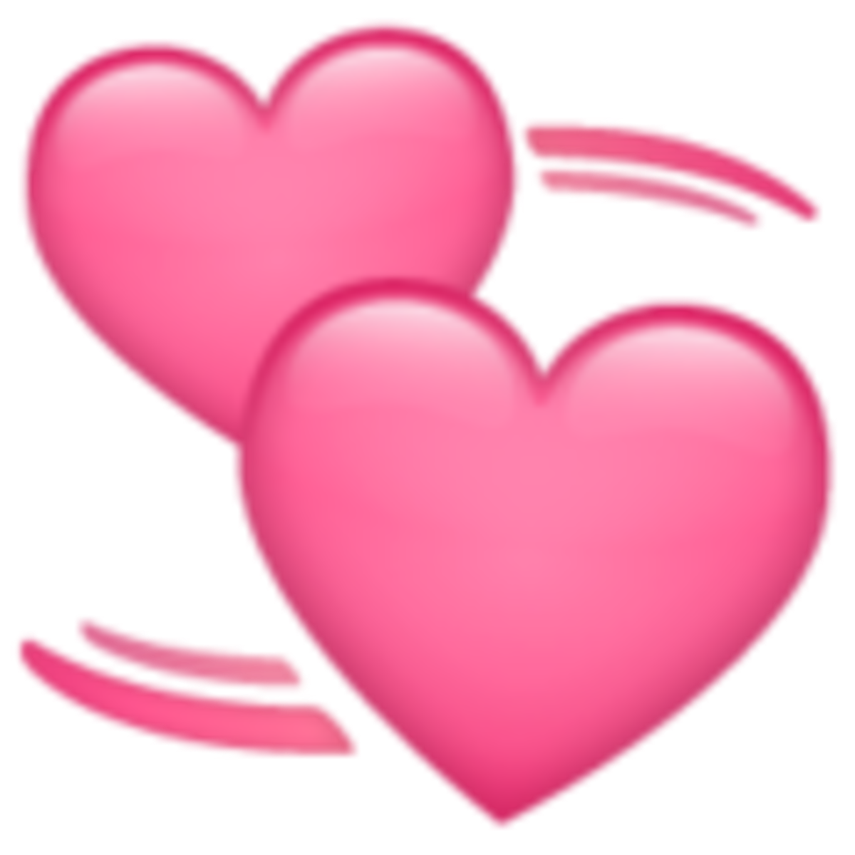 Emoji de corazones girando