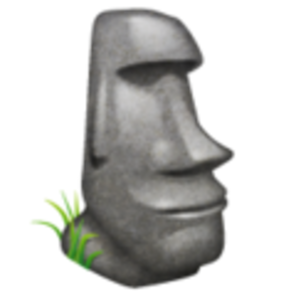 Emoji de estatua moai