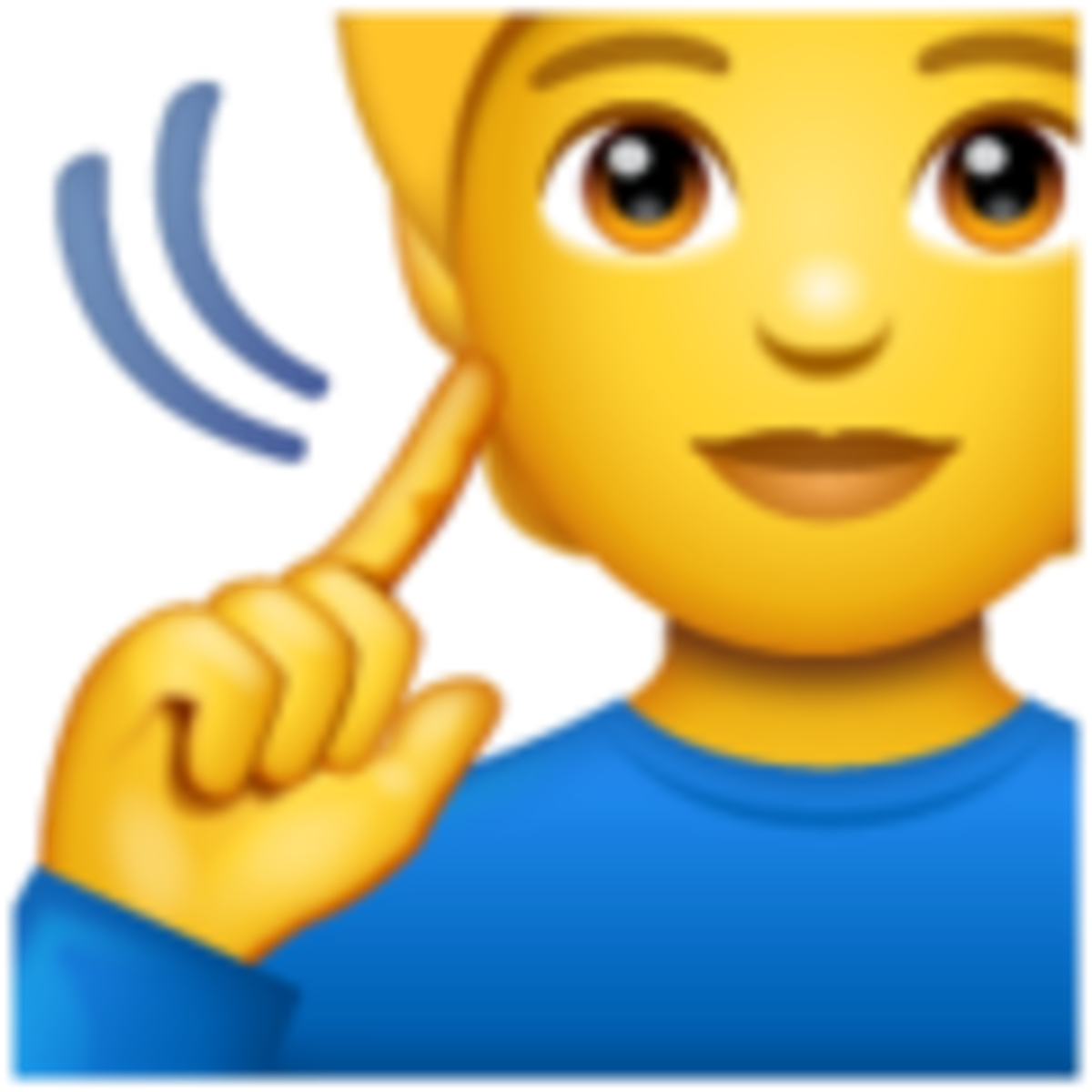 Emoji de persona sorda