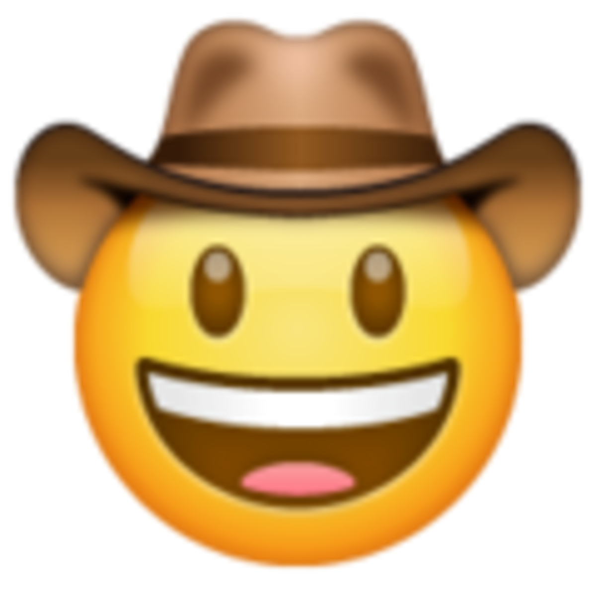 Emoji de sombrero de vaquero 1f920