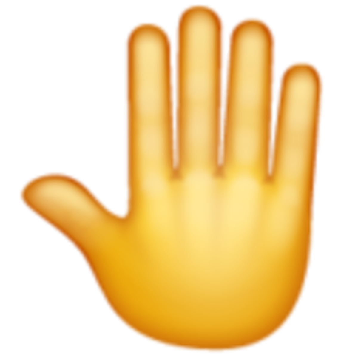 Emoji del dorso de la mano