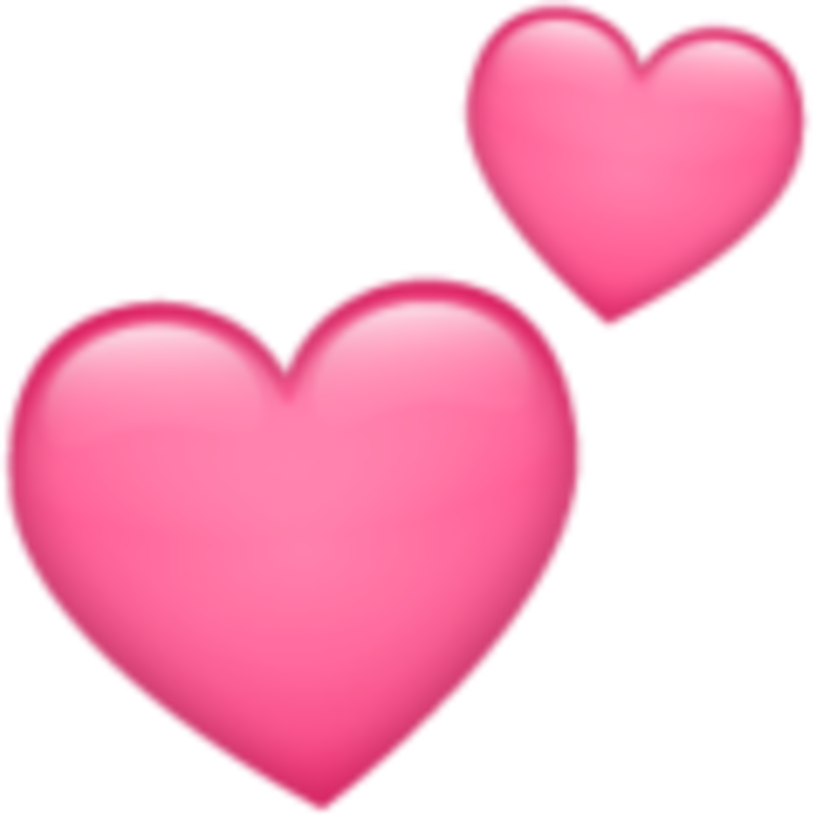 Emoji dos corazones en WhatsApp