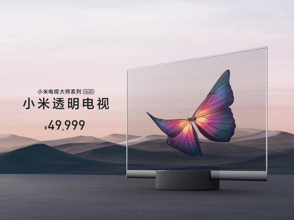 Televisor transparente de Xiaomi