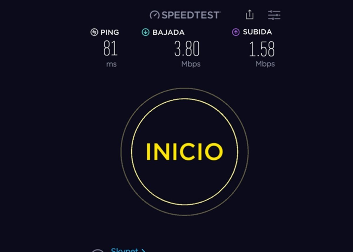 Verifica la velocidad de conexion de tu Internet
