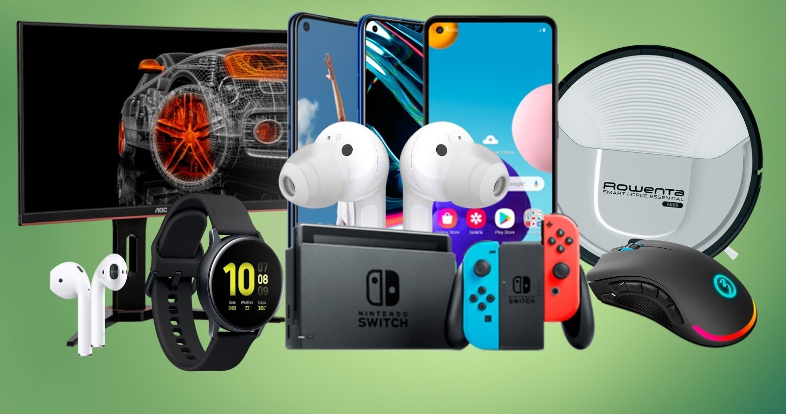 Nintendo Switch, AirPods, Galaxy Watch y muchas ofertas más en AliExpress hasta agotar stock