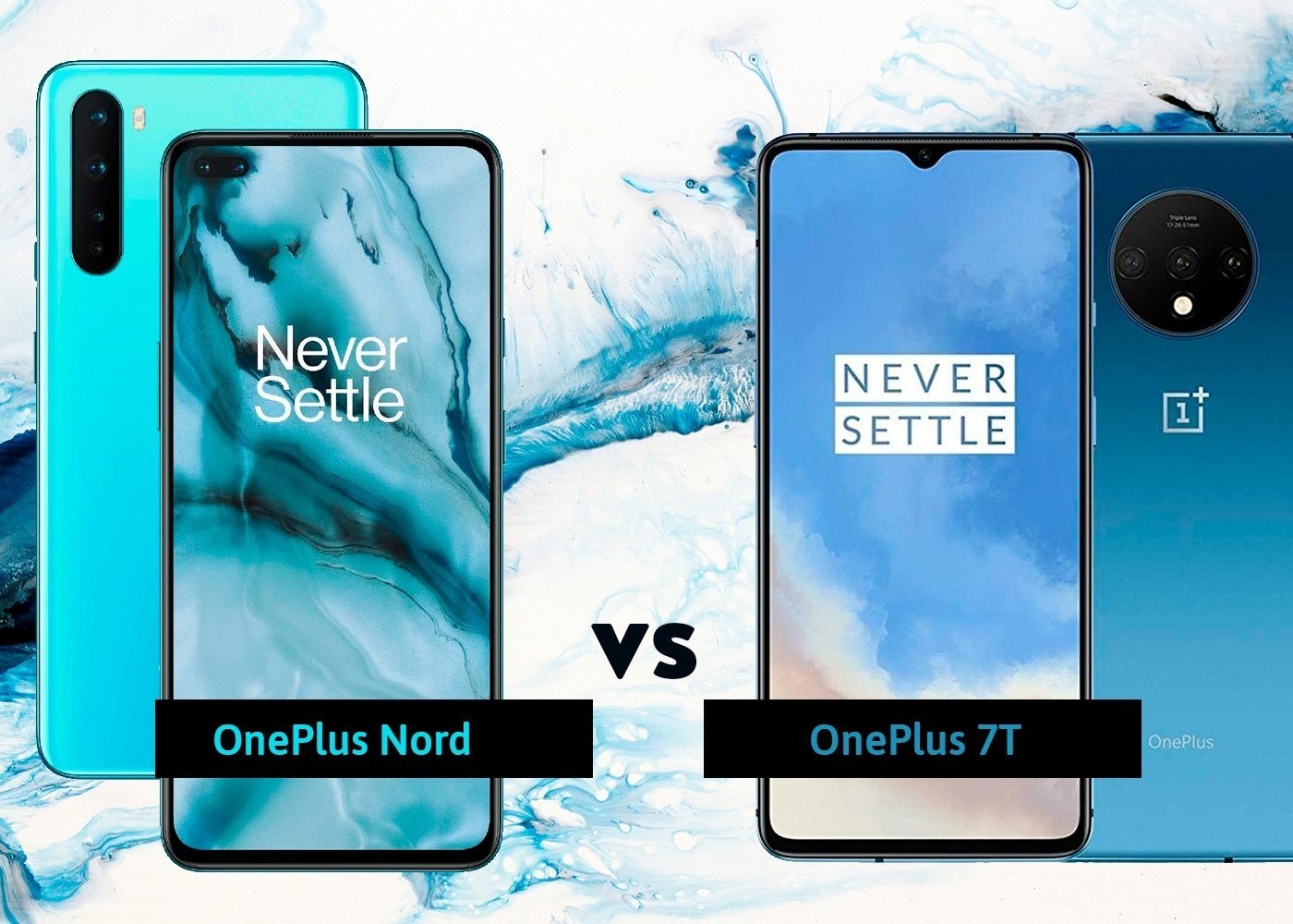 OnePlus Nord vs OnePlus 7T