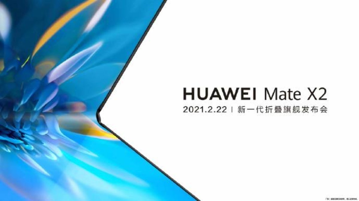 Huawei confirms that the presentation of the Mate X2 will be on February 22