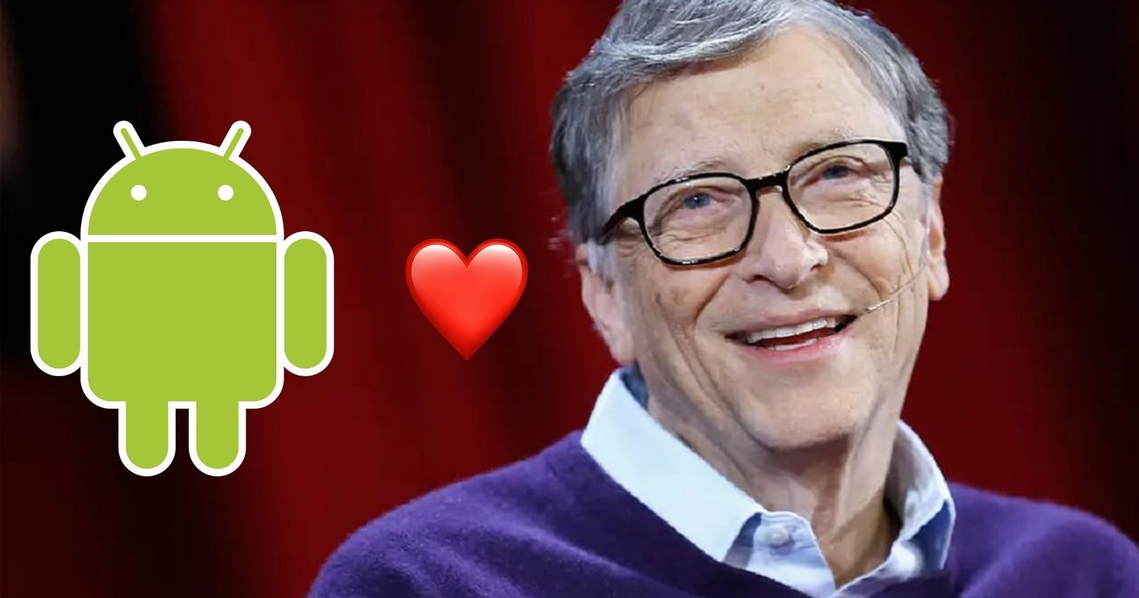 Bill Gates usa Android