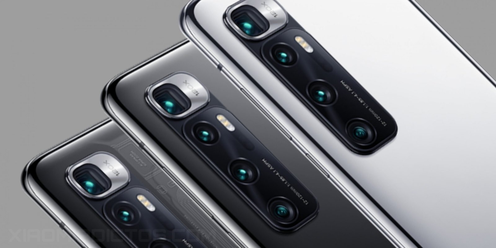 The rear cameras of the Xiaomi Mi 10S