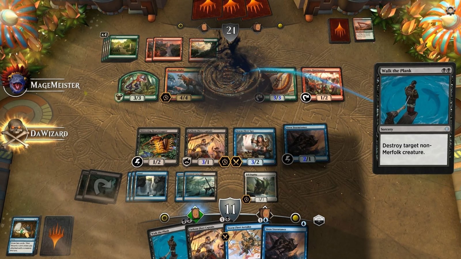 Magic: The Gathering Arena in action
