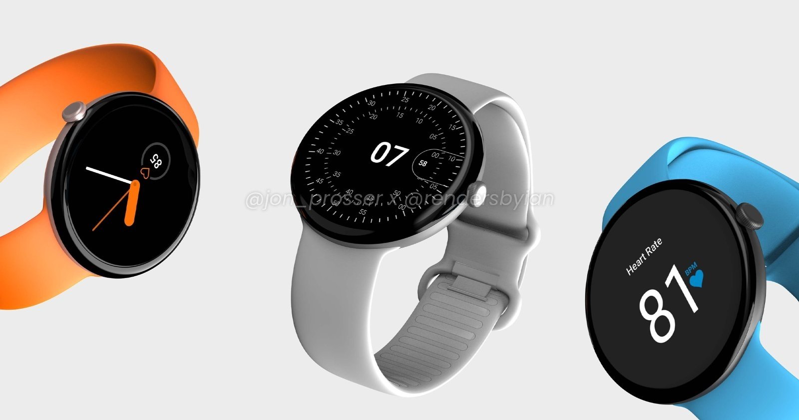 Diseño del Google Pixel Watch